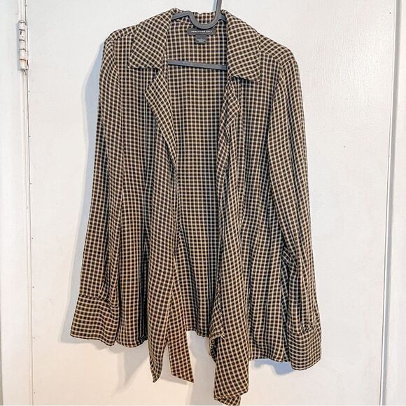 Something Navy Menswear Blazer Top Brown Check S - Picture 8 of 9